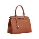 Geschmeidiges, strukturiertes Kalbsleder in Tan 34cm - Image 3