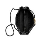 Top-Griff-Tasche mit verl?ngertem Griff in Schwarz 18cm - Image 3
