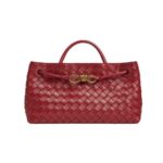 Top-Griff-Tasche mit verl?ngertem Griff in Rosenholz 18cm