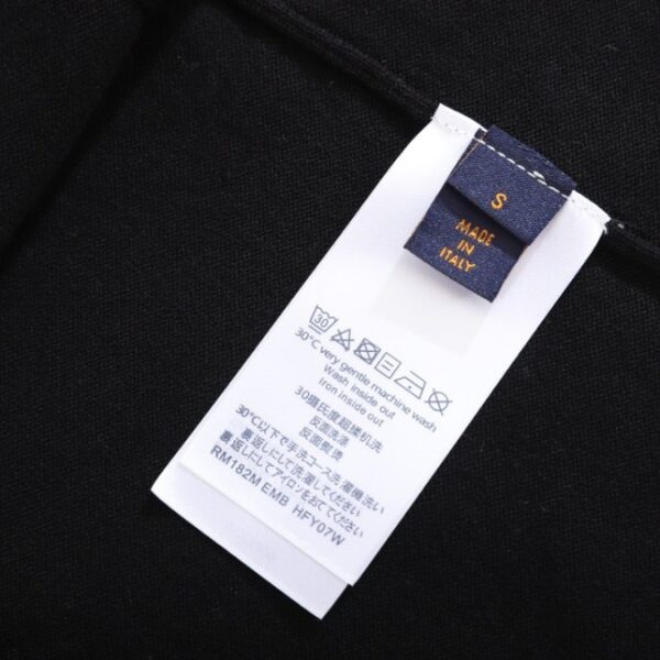 T-shirt Louis Vuitton LV Black Colorful Face - Image 5