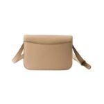 Leder-Schultertasche mit ?berschlag in Sandbeige 15cm - Image 3