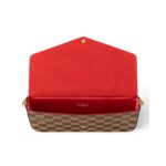 F?licie Damier Ebene Canvas Clutch 21cm - Image 3