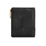 Leder-Geldb?rse in Schwarz 11.5cm - Image 3