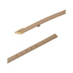 Saffiano-Leder Sandbeige 2cm - Image 3