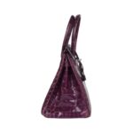 Amethyst gl?nzendes Niloticus-Krokodil mit Palladium-Beschl?gen 30cm - Image 2