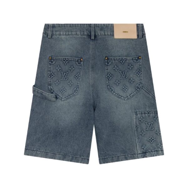 Denim Set Louis Vuitton Monogram Blue Shirt - Image 5