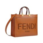Braune Kalbsledertasche 31cm - Image 3