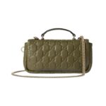 Gr?ne gepolsterte Milano Mini-Tote-Tasche 21.1cm - Image 3