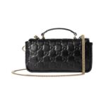 Schwarze gepolsterte Milano Mini-Tote-Tasche 21.1cm - Image 3