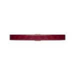 Leder mit GG-Ornament in Rot 3cm - Image 3
