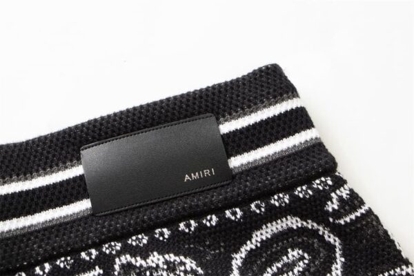 Amiri Bandana B-Ball Sweatpants 'BlackGrey' - Image 5