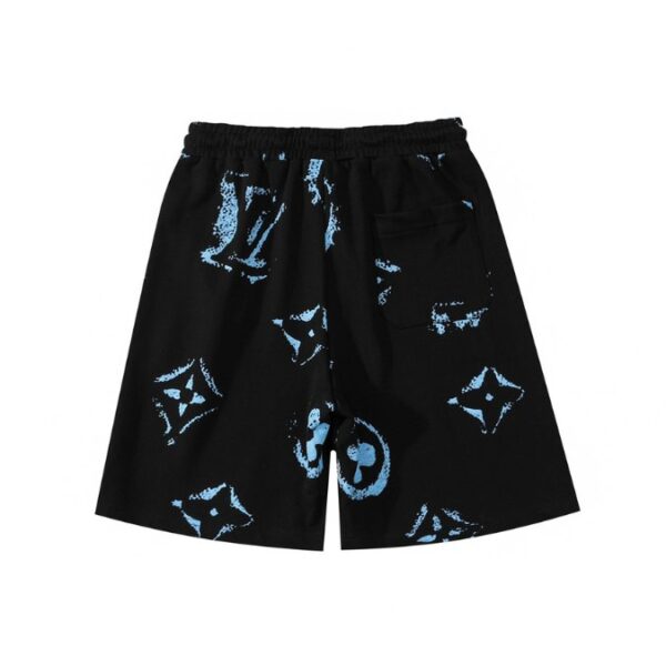 Shorts Louis Vuitton LV Black Splatter Monogram - Image 2