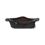 Schwarze Ledertasche  28cm - Image 4