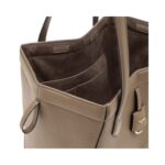 Umwandelbare Ledertasche in Taupefarbe  27cm - Image 4