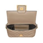 Ledertasche aus Nappaleder in Taupefarbe 13cm - Image 4