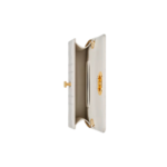 Lattekleurig lamsleer met Macrocannage-motief 19cm - Image 4