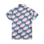 Set Gucci Multicolor GG Pattern Shirt and Shorts GC003 - Image 5