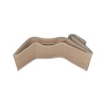 Brieftasche aus graubraunem Nappaleder 7.5cm - Image 4