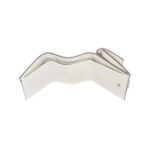Brieftasche aus wei?em Nappaleder mit FF-Muster 7.5cm - Image 4