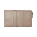 Brieftasche aus graubraunem Nappaleder mit FF-Muster 9.5cm - Image 4
