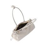 Mittelgro?e Lederhandtasche in Wei? 15.5cm - Image 4