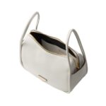 Lederhandtasche in Wei? 18cm - Image 4