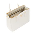 Gro?e Galleria Saffiano-Ledertasche Wei? 24cm - Image 4