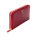 Saffiano-Leder Geldb?rse in FeurigrRot 10.3cm - Image 4