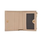 Cassandre gesteppte Zwei-Falten-Brieftasche aus Grain de Poudre Leder 10.5cm - Image 4