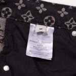 Jeans Louis Vuitton Black Monogram Denim - Image 4