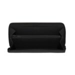 Cassandre matelassierte Zip-Around-Brieftasche aus Grain de Poudre Leder 19cm - Image 4