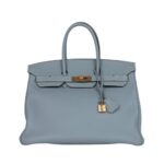 Bleu Lin Togo Goldbeschl?ge 35cm
