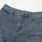 Denim Set Louis Vuitton Monogram Blue Shirt - Image 14
