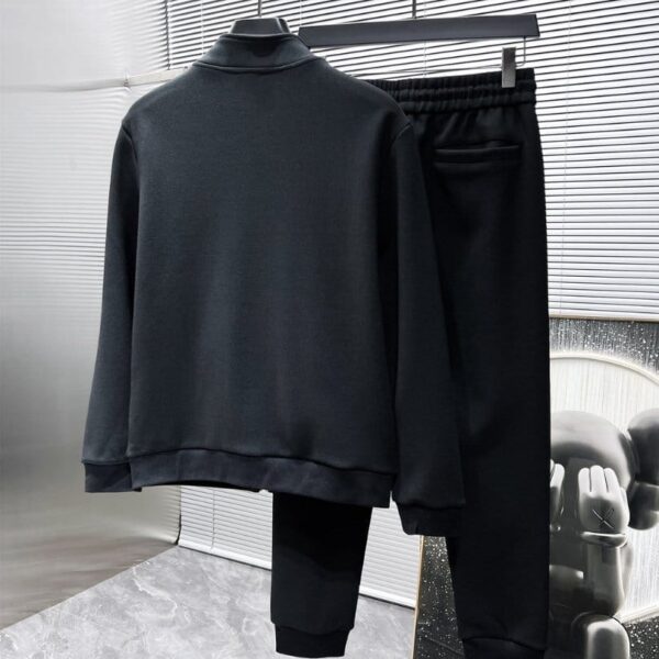 Set Louis Vuitton LV Black Tracksuit LV075 - Image 2