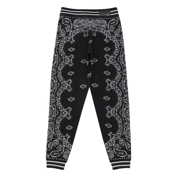 Amiri Bandana B-Ball Sweatpants 'BlackGrey' - Image 2