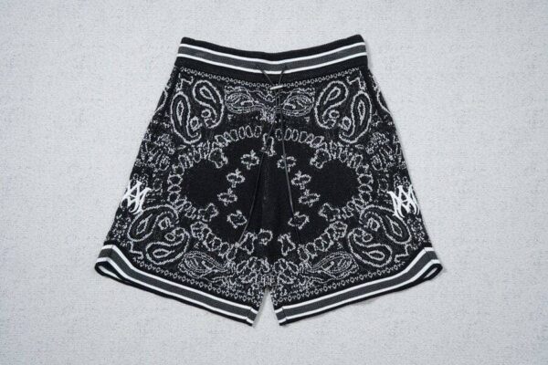 Amiri Bandana Crochet Basketball Shorts - Image 3