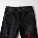 Jeans Amiri Ultra Suede MX1 'Aged Black' - Image 4