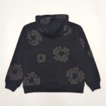 Hoodie Denim Tears Cotton Wreath Black Monochrome - Image 5