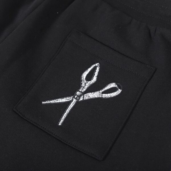 Shorts Louis Vuitton LV Black Embroidered Tools - Image 5