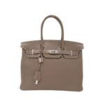 Togo 35 Etoupe Mit silberner Hardware
