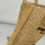 Crochet Tote Beige 38 cm - Image 5