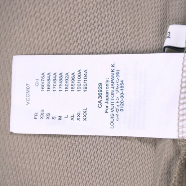 T-shirt Louis Vuitton LV Beige Green Orange - Image 3