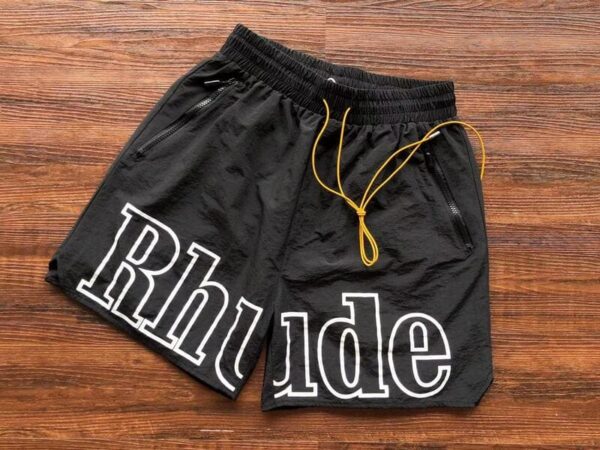 Rhude Logo Short 'Black' - Image 2