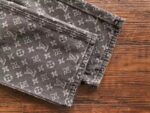 Louis Vuitton Distressed Baggy Monogram Jeans - Image 11