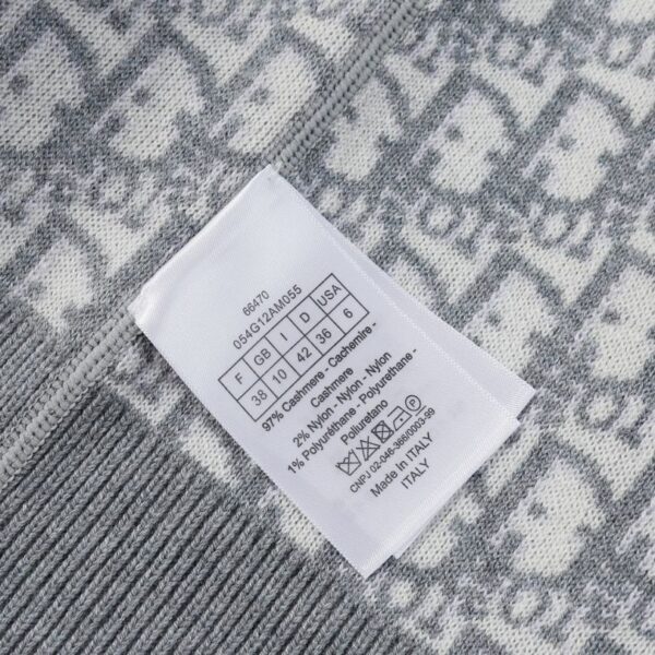 Hoodie Christian Dior Monogram Knit Jacket DO067 - Image 14
