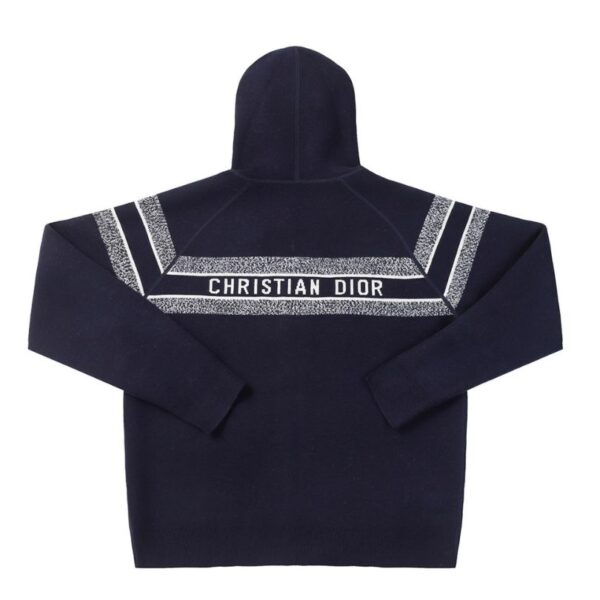 Hoodie Christian Dior Monogram Knit Jacket DO067 - Image 7