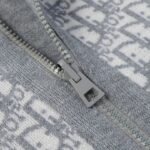 Hoodie Christian Dior Monogram Knit Jacket DO067 - Image 12