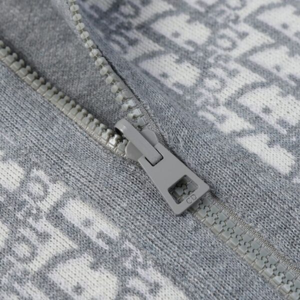 Hoodie Christian Dior Monogram Knit Jacket DO067 - Image 12