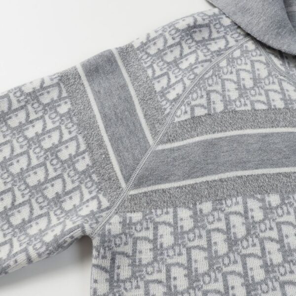Hoodie Christian Dior Monogram Knit Jacket DO067 - Image 10