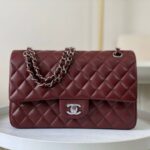 11.12 Bordeaux Mit silberner Hardware 25,5 cm - Image 2